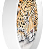 Jaguar Napping Pastel Art Wall Clock Home Decor