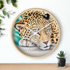 Jaguar Napping Pastel Art Wall Clock Home Decor