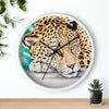 Jaguar Napping Pastel Art Wall Clock White / Black 10 Home Decor