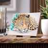 Jaguar Napping Soft Pastel Ink Art Ceramic Photo Tile 6 × 8 / Glossy Home Decor