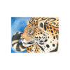 Jaguar Prowl Exotic Jungle Watercolor Art Ceramic Photo Tile Home Decor