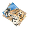 Jaguar Prowl Exotic Jungle Watercolor Art Ceramic Photo Tile Home Decor