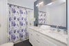 Lavender Purple Violet Pattern Chic Shower Curtain Home Decor