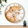 Lioness And The Cub Love Ink Art Wall Clock Home Decor