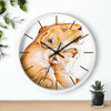 Lioness And The Cub Love Ink Art Wall Clock Home Decor