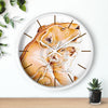 Lioness And The Cub Love Ink Art Wall Clock Home Decor