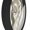 Modern Bold Tentacles Kraken Human Made Original Art Beige Octopus Artwork Wall Clock Home Decor