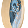 Modern Bold Tentacles Kraken Human Made Original Art Design Octopus Artwork Wall Clock Home Decor