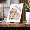 My Fur Babies Bengal Cat Kitten Watercolor Art Ceramic Photo Tile 6 × 8 / Glossy Home Decor