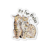 My Fur Babies Bengal Cats Watercolor Art Die-Cut Magnets 2 X / 1 Pc Home Decor