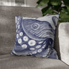 Octopus Blue Watercolor Art Spun Polyester Square Pillow Case 16 × Home Decor