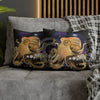 Octopus Cosmic Galaxy Planets Art Spun Polyester Square Pillow Case Home Decor