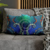 Octopus Cosmic Galaxy Stars Nebula Art Spun Polyester Square Pillow Case Home Decor