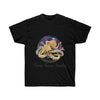 Octopus Galaxy Stars Ink Art Dark Unisex Ultra Cotton Tee Black / S T-Shirt