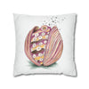 Octopus In The Shell Art White Spun Polyester Square Pillow Case 18 × Home Decor