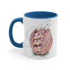 Octopus In The Shell Bubbles Art Accent Coffee Mug 11Oz Blue /