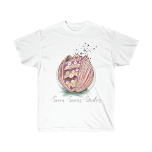 Octopus In The Shell Bubbles Art Ultra Cotton Tee White / S T-Shirt
