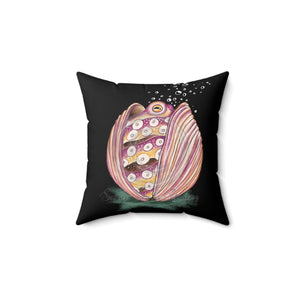 Octopus In The Shell Bubbles Cosmic Dancer Art Pillow 14 × Home Decor