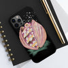 Octopus In The Shell Bubbles On Black Art Mate Tough Phone Cases Case