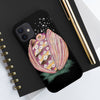 Octopus In The Shell Bubbles On Black Art Mate Tough Phone Cases Case