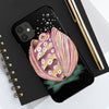 Octopus In The Shell Bubbles On Black Art Mate Tough Phone Cases Case