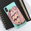 Octopus In The Shell Bubbles On Teal Art Mate Tough Phone Cases Case