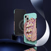 Octopus In The Shell Bubbles On Teal Art Mate Tough Phone Cases Case