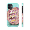 Octopus In The Shell Bubbles On Teal Art Mate Tough Phone Cases Iphone 12 Case