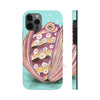 Octopus In The Shell Bubbles On Teal Art Mate Tough Phone Cases Iphone 12 Pro Case