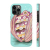 Octopus In The Shell Bubbles On Teal Art Mate Tough Phone Cases Iphone 12 Pro Max Case