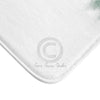 Octopus In The Shell Bubbles On White Art Bath Mat Home Decor