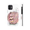 Octopus In The Shell Bubbles On White Art Mate Tough Phone Cases Iphone 12 Mini Case