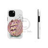 Octopus In The Shell Bubbles On White Art Mate Tough Phone Cases Iphone 13 Mini Case