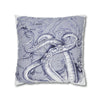 Octopus Kraken Tentacles Purple Ink Art Spun Polyester Square Pillow Case Home Decor