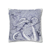 Octopus Kraken Tentacles Purple Ink Art Spun Polyester Square Pillow Case Home Decor