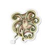 Octopus Olive Green Cute Watercolor Art Die-Cut Magnets 2 X / 1 Pc Home Decor