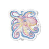 Octopus Purple Blue Rainbow Ink Art Die-Cut Magnets 2 X / 1 Pc Home Decor