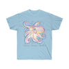 Octopus Purple Blue Tentacles Ink Art Unisex Ultra Cotton Tee Light / S T-Shirt