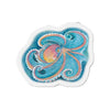 Octopus Tentacles Blue Rainbow Watercolor Art Die-Cut Magnets 3 X / 1 Pc Home Decor