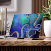 Octopus Tentacles Nebula Stars Art Ceramic Photo Tile 6 × 8 / Glossy Home Decor
