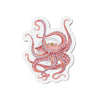 Octopus Tentacles Red Dance Watercolor Art Die-Cut Magnets 2 X / 1 Pc Home Decor