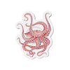 Octopus Tentacles Red Dance Watercolor Art Die-Cut Magnets 3 X / 1 Pc Home Decor
