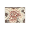 Octopus Vintage Map Taupe Ink Art Ceramic Photo Tile 6 × 8 / Matte Home Decor