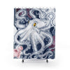 Octopus Vintage Pink Roses Blue Chic Shower Curtains 71 X 74 Home Decor