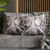 Octopus Watercolor Art Spun Polyester Square Pillow Case Home Decor