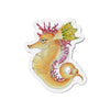 Orange Magenta Seahorse Art Die-Cut Magnets 2 X / 1 Pc Home Decor