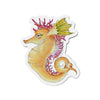 Orange Magenta Seahorse Art Die-Cut Magnets 6 × / 1 Pc Home Decor