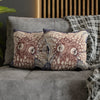 Orange Octopus Kraken Tentacles Ink Purple Art Spun Polyester Square Pillow Case Home Decor