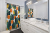 Oranges And Lemons White Shower Curtain Home Decor