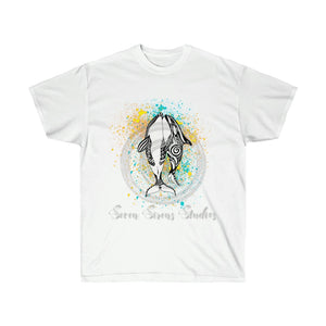 Orca Love Color Splash Ink Ultra Cotton Tee White / S T-Shirt